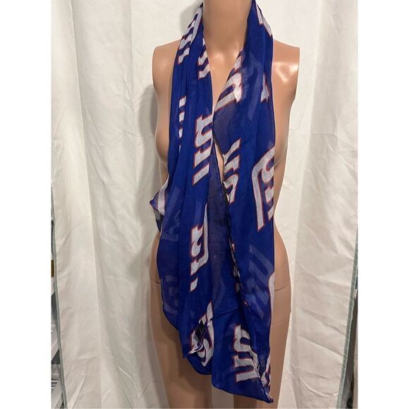 Nice unisex New York Giants Infinity Scarf GREAT CONDITION - Picture 1 of 7